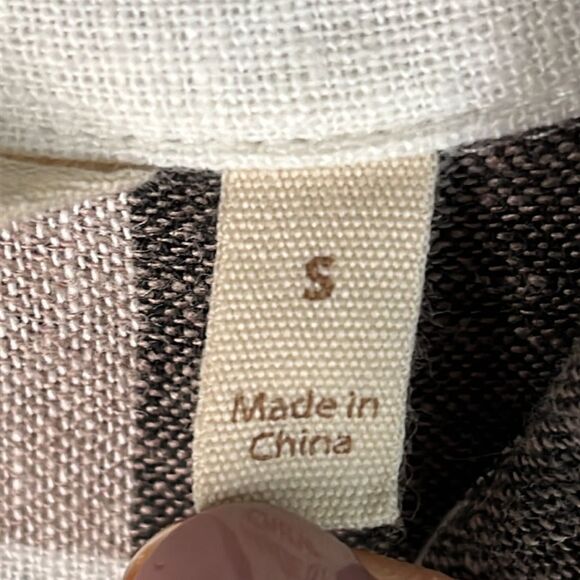 Soft Surroundings Carreux Shirt Plaid Size Small - Picture 4 of 8